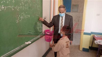 عبدالله يتفقد مدارس كفرالشيخ للاطمئنان على سير التعليم
