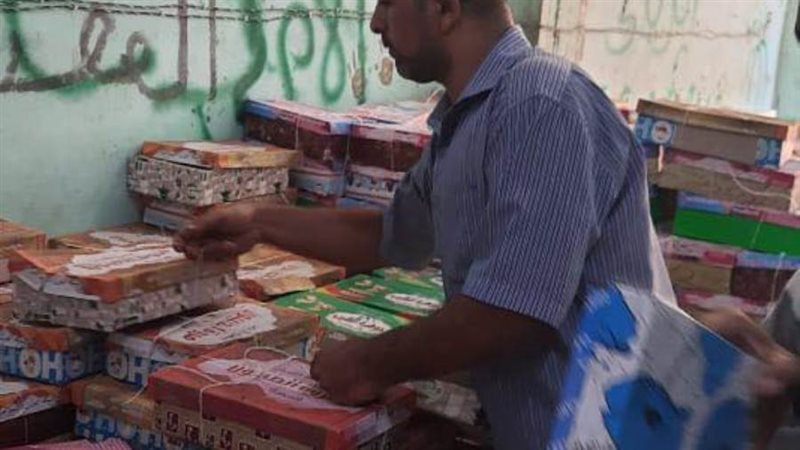 ضبط حلوى منتهية الصلاحية