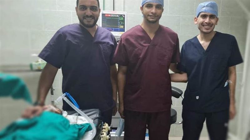 الفريق الطبى المعالج