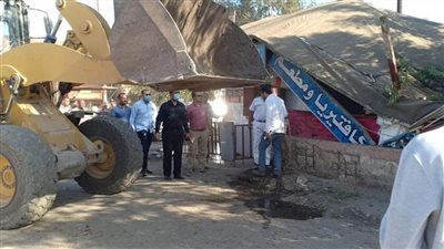    إزالة 10 حالات تعد على أراض أملاك الدولة بأسيوط