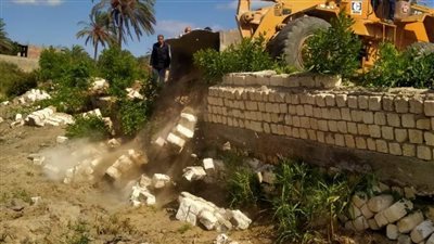 إزالة 41 حالة تعدٍ على المجارى المائية و الأراضى الزراعية بالبحيرة