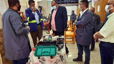 جولة مفاجئة لرئيس مياه سوهاج على محطات المياه والصرف  للتأكد من انتظام العمل 