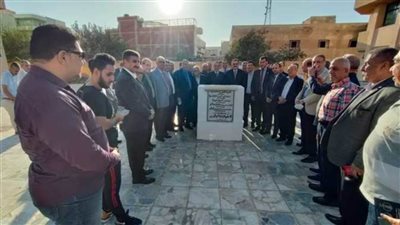 محافظ شمال سيناء يفتتح ميدان المهندسين ومعرض للفن التشكيلي