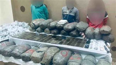 ضبط 90 كيلوجرام بانجو و 64 طربة حشيش بحوزة ثلاثة عناصر إجرامية بالغربية