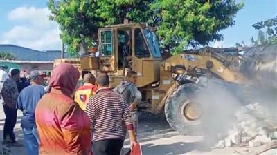 حملات مكبرة لإزالة التعديات على أملاك الدولة بالإسكندرية