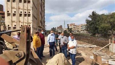 بتكلفة 8 ملايين جنيه.. أعمال إنشاء حائط ساند علي بحر فاقوس