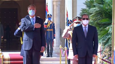 عاجل.. الرئيس السيسي يستقبل نظيره الروماني بقصر الاتحادية