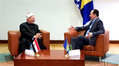 مفتي الجمهورية يلتقي رئيس المجلس التشريعي للمشيخة الإسلامية بالبوسنة