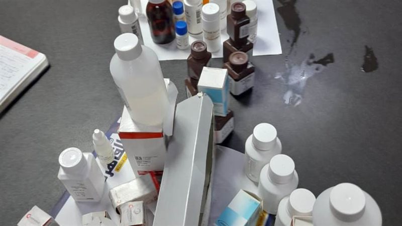 جانب من المضبوطات