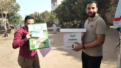  المنيا تساهم في استمرارية التعلم على مدارس التعليم المجتمعي بحقائب الحماية