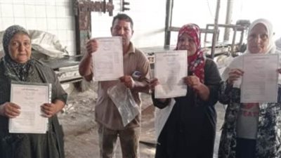 القوى العاملة: توزيع 2307 بوليصات تأمين على الحياة للعمالة غير المنتظمة بالإسكندرية