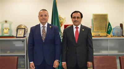 القحطاني يستقبل المستشار شعراوي لبحث أوجه التعاون