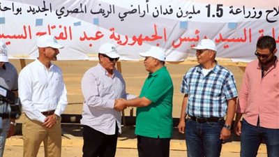 افتتاح أكبر مزرعة للإنتاج الزراعي والحيواني بأراضي مشروع الـ1.5 مليون فدان بـ