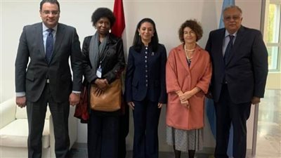 مايا مرسي تلتقي قيادات بمنظمة العمل الدولية لتعزيز المساواة بين الجنسين