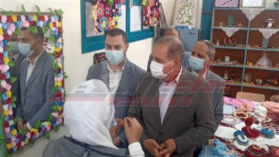 محافظ كفر الشيخ يتفقد المدرسة اليابانية ببيلا