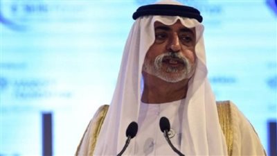 وزير التسامح والتعايش الإماراتي يلقي كلمة خلال الاحتفال باليوم الوطني لمصر بـ