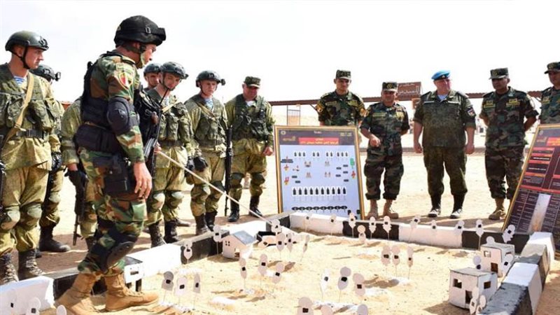 فعاليات التدريب المصرى