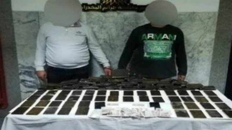 المتهمين والمضبوطات