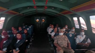 جامعة حلوان تنظم زيارة لطلابها إلى متحف القوات الجوية