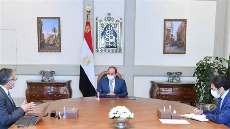 الرئيس السيسي خلال