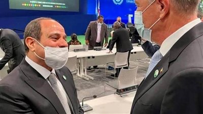 الرئيس السيسي يلتقي رئيس رومانيا في جلاسكو