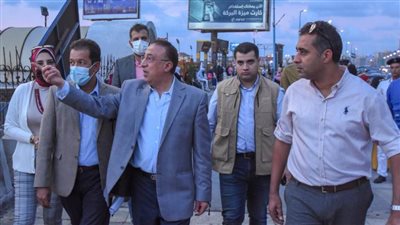 محافظ الإسكندرية يرصد عددًا من المخالفات بأحد الأندية بطريق الكورنيش ويأمر بإزالتها فوراً