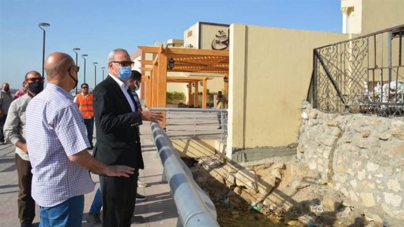 الهجان يتفقد أعمال