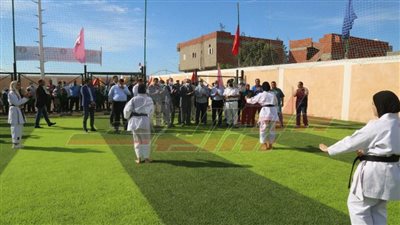 بتكلفة 2 مليون و700 ألف جنيه.. افتتاح ملعب سباعي بكفر الشيخ