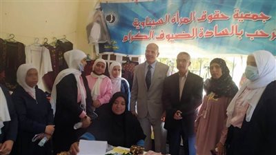 افتتاح معرض للمنتجات السيناوية بجمعية حقوق المرأة بالعريش 