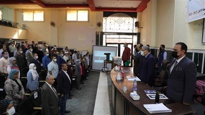 محافظ المنيا، يشهد جلسة المشاركة المجتمعية للمشروعات المقرر إدراجها فى الخطة الاستثمارية بملوى 