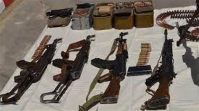 ضبط أسلحة نارية وذخائر غير مرخصة بحوزة شخص بدمياط بقصد الإتجار