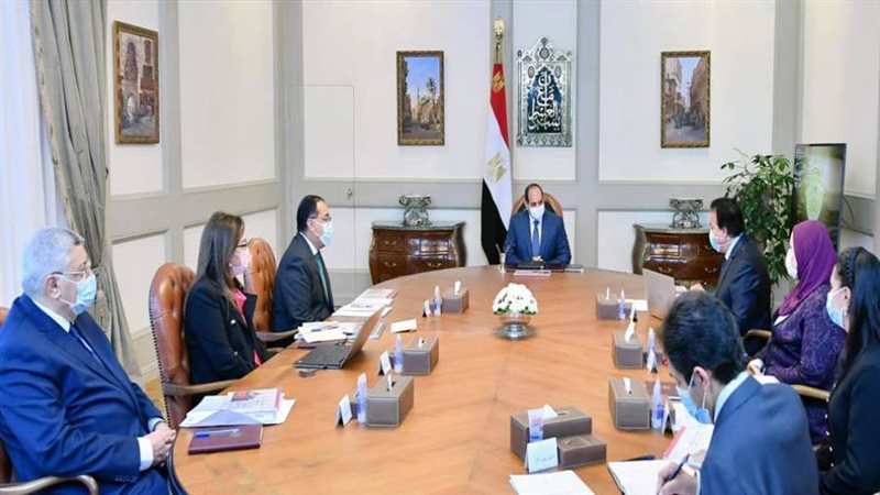 جانب اجتماع الرئيس