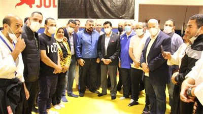 وزير الرياضة يتابع  استعدادات منتخب الكاراتيه التقليدي قبل كأس القارات 