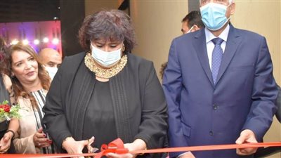 وزيرة الثقافة تفتتح مسرح نهاد صليحة بأكاديمية الفنون