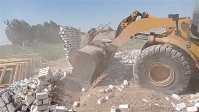 إزالة 12 حالة تعدٍ على المجاري المائية والأراضي الزراعية بالبحيرة