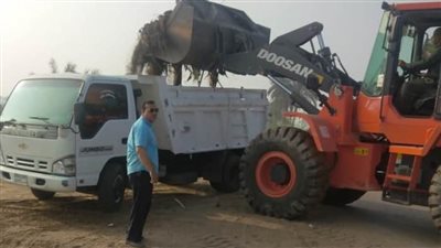 رفع 215 طن نفايات وقمامة من الفشن وإهناسيا