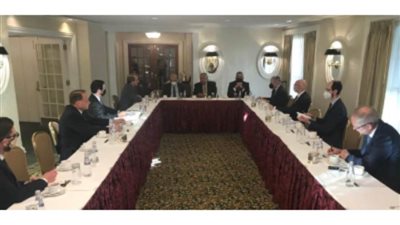 شكري يتناول مع ممثلي المنظمات اليهودية الأمريكية تحرك مصر الدؤوب لإحياء مسار السلام