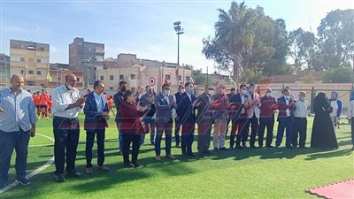  محافظ كفر الشيخ يفتتح ملعب قانوني 