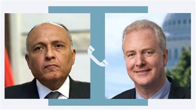 شكري يبحث هاتفيا مع السيناتور الأمريكى كريس فان هولن الأوضاع الإقليمية والدولية