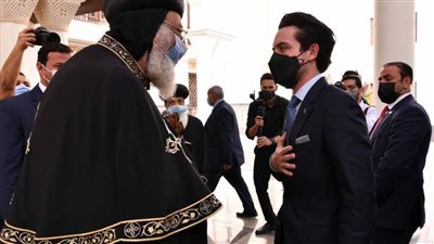 البابا تواضروس يستقبل ولي العهد الأردني الأمير الحسين بن عبد الله الثاني