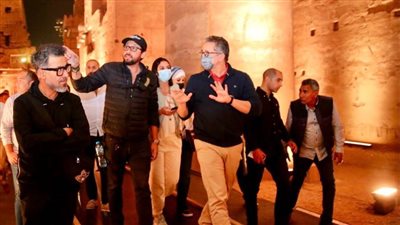  وزير السياحة يتفقد الاستعدادات لاحتفالية الأقصر 