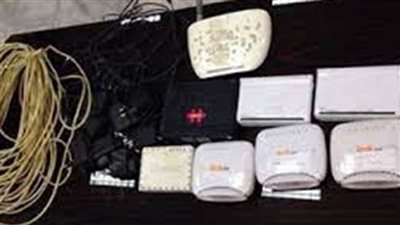 ضبط شبكة غير مرخصة لبث وتوزيع الإنترنت بكفر الشيخ