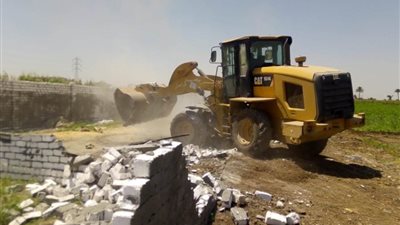 إزالة 46 حالة تعد ببني سويف 