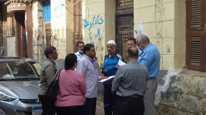 اخلاء منزل آيل للسقوط