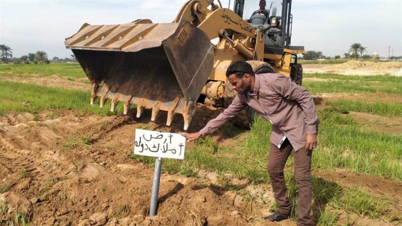 جانب من حملة الإزالة