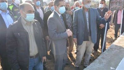 محافظ الغربية يتفقد عدة مشروعات خدمية ضمن 