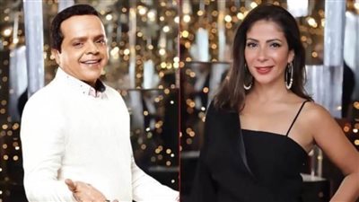 هنيدي ومنى زكي بملابس عمال النظافة في الكواليس