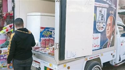 سمسطا تتابع سيارات المنافذ المتنقلة لتوفير السلع الغذائية 