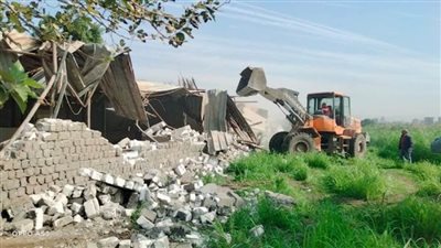 إزالة 13 حالة تعد على النيل بالحوامدية والأراضي الزراعية بأبو النمرس في الجيزة