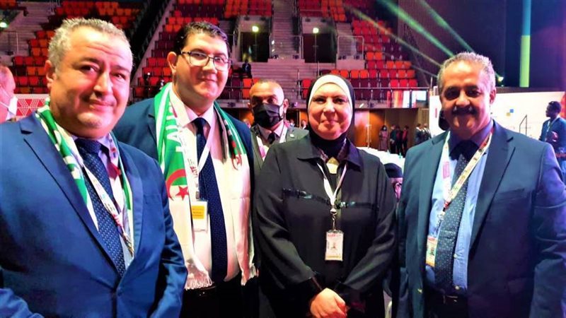 نيفين جامع أثناء